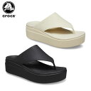 クロックス(crocs) ブルックリン フリップ ロー ウェッジ(brooklyn flip low wedge) レディース/女性用/サンダル/シューズ/厚底/