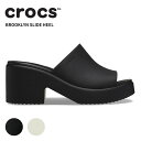 【セール期間中P5倍 】クロックス(crocs) ブルックリン スライド ヒール(brooklyn slide heel) レディース/女性用/サンダル/シューズ/ウェッジ C/B