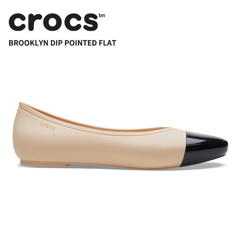 Rakuten - [B]クロックス レディース サンダル CROCS ブルックリン ディップ ポインテッド フラット Brooklyn Dip Pointed Flat シイタケ 210321-2ds