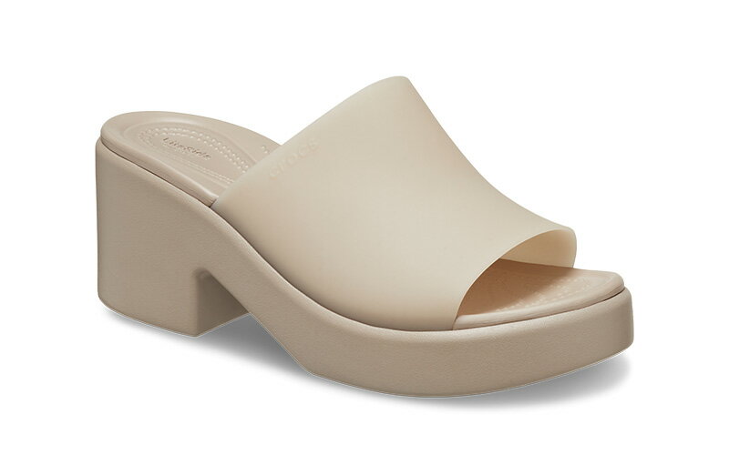 クロックス レディース サンダル CROCS ブルックリン フロスティド スライド ヒー...
