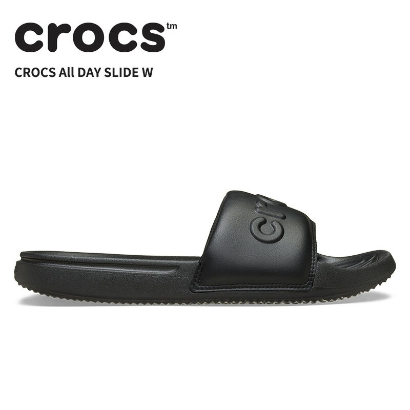 乐天商城 - [B]クロックス メンズ レディース サンダル CROCS クロックス オールデイ スライド W Crocs All Day Slide W ブラック 211430-001