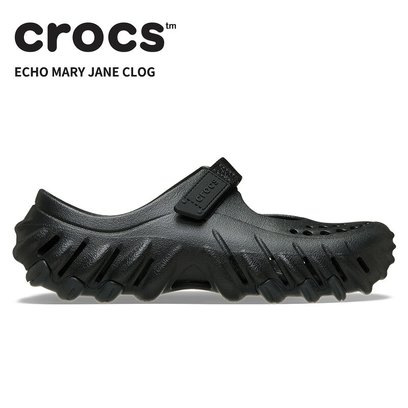 Rakuten - [B]クロックス レディース サンダル CROCS エコー メリージェーン クロッグ Echo Mary Jane Clog ブラック 211996-001