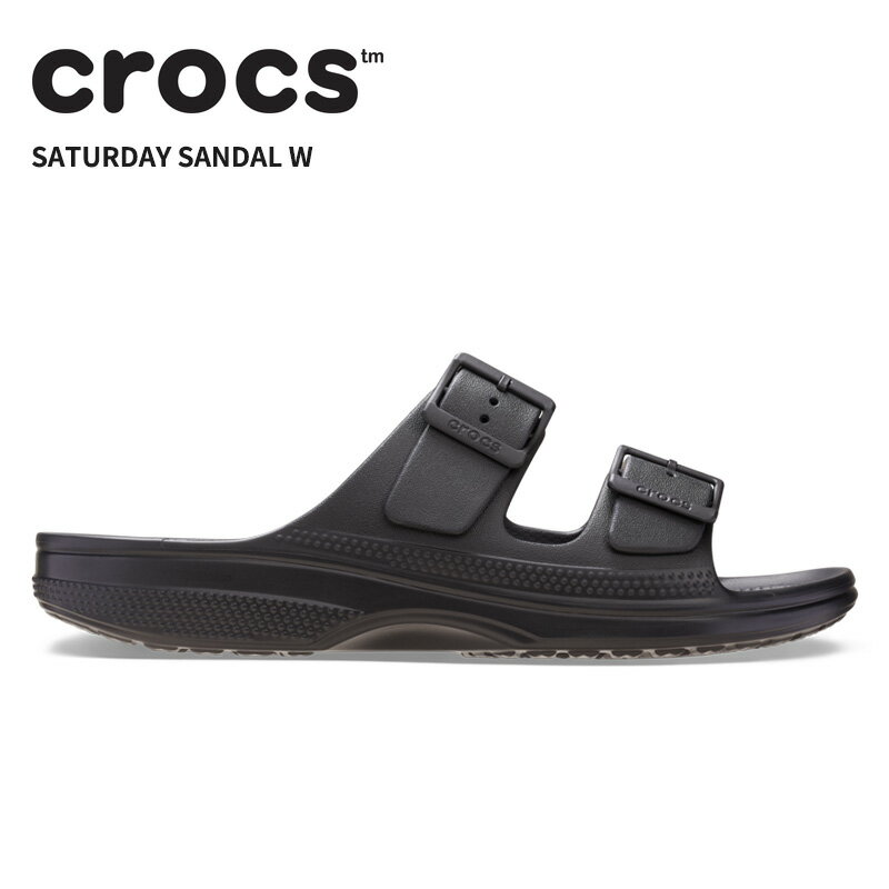 Rakuten - [B]クロックス レディース サンダル CROCS サタデー サンダル W Saturday Sandal W ブラック 213586-001