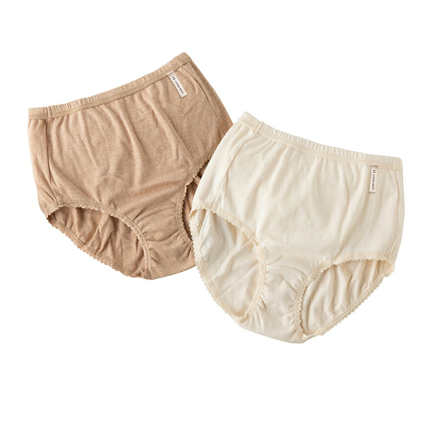 ショーツ レディース 綿100% ふわふわ 温活 ゆったり 暖かい オーガニックコットン・深型ショーツ