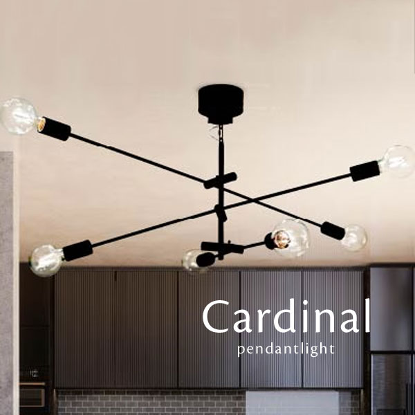 樂天商城 - ペンダントライト 【 Cardinal 】 6灯 ブラック モダン スタイリッシュ 照明 LED リビング ダイニングライト 大きい 大型 シンプル