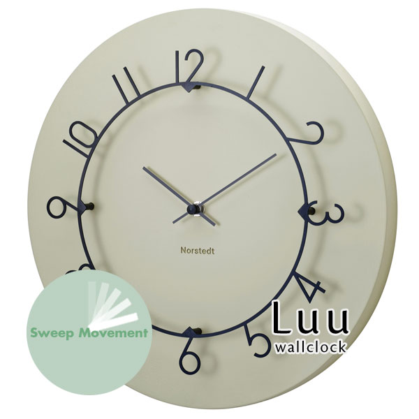 Rakuten - ウォールクロック 【 Luu / ベージュ 】 人気 売れ筋 クラシック アナログ とけい 掛け時計 壁掛け モダン おしゃれ シンプル croix