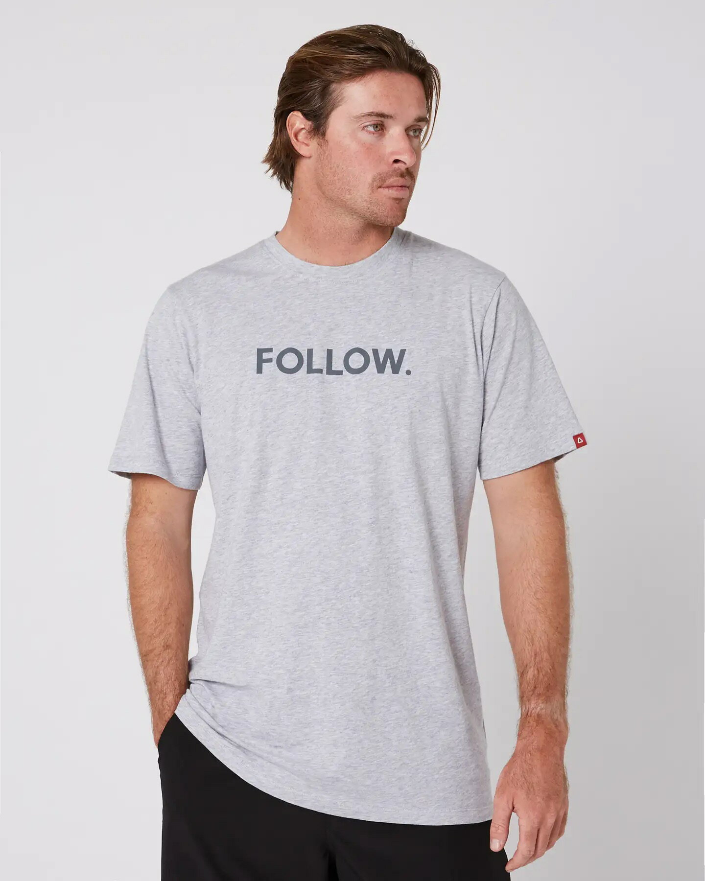 【メール便送料無料】 FOLLOW LOGO TEE G