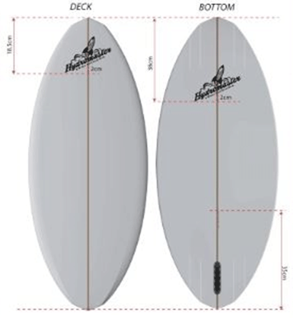 【送料無料】 HYDROMASTER WAKESURF BOARDS ALBA 4'4'' アルバ ハイドロマスター ウェイクサーフボード..