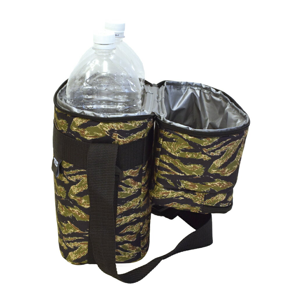 ツールス TOOLS TLS BOTTLE CASE TIGER CAMO アウトドア サーフィン クーラーボックス ウェイクボード ウェイクサーフィン グッズ surfin wakeboard wakesurfin outdoor goods 保温カバー キャンプ サイクリング クーラーバッグ 2Lペットボトル 保温＆保冷ケース