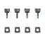 【送料無料】 M6 Thumb Screw Hardware Kit HYPERLITE ハイパーライト wakeboard ウェイクボード プレートビンディング ハードウェア キット 取り付けネジ