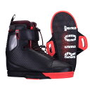 【送料無料】 2023 hyperlite ハイパーライト RIOT Boots ブーツ ビンディング アウトドア outdoor goods グッズ ウェイクボード wakeboard NOAH FLEGELシグネチャーモデル！2023NEWモデル！フュージョンプレートシステムで構築され熱成形プロライナーを採用し、カスタマイズができることが特徴 2023NEWモデル特徴ライオットビンディングが新しい外観と追加のカスタマイズ機能を備えて戻ってきました。ノアはアッパー アンクルパワー ストラップで微調整できるミドルレベルのサポート感と可動範囲の広いビンディングを考案しました。アンクルストラップと下部のレースゾーンを調整して、あなたのライディングスタイルに合わせてください。ハイパーライトのフュージョンプレートシステムで構築されたライオットビンディングは、熱成形プロライナーを採用し、カスタマイズができることが特徴です。内側のアンクル ハーネスがかかとを抑え、ハイパークラッシュインソールがソフトな着地を実現します。ライオットバインディングをライオットブーツと組み合わせることで完璧なセットが完成します。SPEC・サポートレベル：ミドル・ブーツ可動域：ミドル・3パーツ構成・フュージョンプレートシステム採用・3パーツ構造・3Dヒートモールド熱成形プロライナー・アルミ取付システム・内部足首ハーネス付・ハイパークラッシュインソール・サーモフォームドタン・アッパーアンクルパワーストラップ・6″ユニバーサルマウントスプレッド・内部アッパーサポートシステムレースクロージャー（2本レース）Size7-8(25-26cm)9(27cm)10(28cm)11(29cm)12(30cm)※当店では実店舗でも販売しているため、ご注文いただいた商品が在庫切れの場合もありますのであらかじめご了承ください。 2