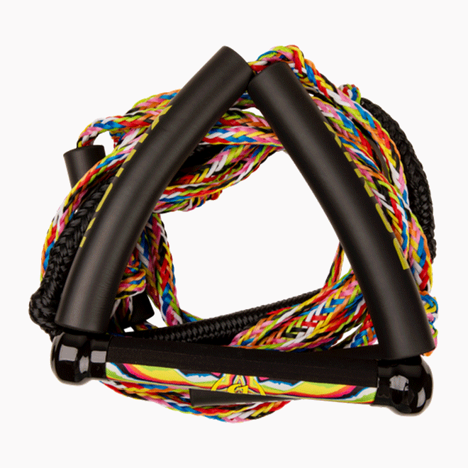 ������̵���� 2025 Bungee Surf Rope w/10 in. Handle Hide Grip - 25ft. 5-Sect. Rope - Prism ���˥å��� RONIX �ϥ�ɥ� ������ �����ե����� �����ȥɥ� outdoor goods ���å� �����ե��� �������������ե��� surfin wakesurfin