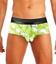 男性用下着 メンズアンダーウェア 送料無料 モスマン MOSMANN BLACK LABEL YELLOW ABSTRACT PRINT BRIEF SXL