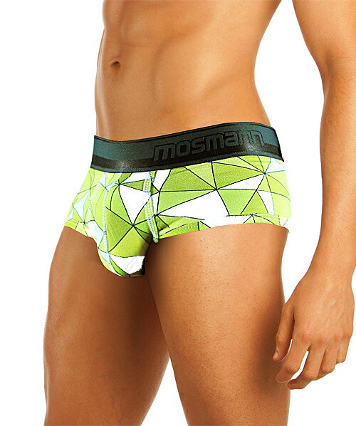 MOSMANN BLACK LABEL YELLOW ABSTRACT PRINT BRIEF SXL 2