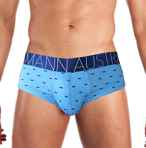 MOSMANN Comfort Polka Dash Blue Brief SXL