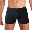 男性用下着 メンズアンダーウェア 送料無料 モスマン MOSMANN M-SERIES Boxer Brief BLACK (前開き) SXL