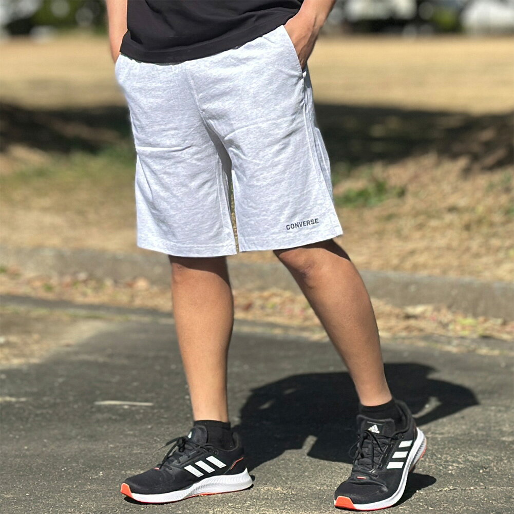 コンバース CONVERSE メンズ 短パン おしゃれ 30代 40代 50代 春 夏 秋 旅行 花火大会 夏休み フェス 祭 お盆 海 山 キャンプ BBQ メンズ 天竺ショーツ ショートパンツ M,L,LL croota-10006396 CROOTA SHOP HAMAFU INC. サンプル画像2