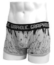 GU015　GRAPHOLIC　プリントローライズボクサー　M/L 　/12時まで　あす楽対応（土日祝祭日を除く）