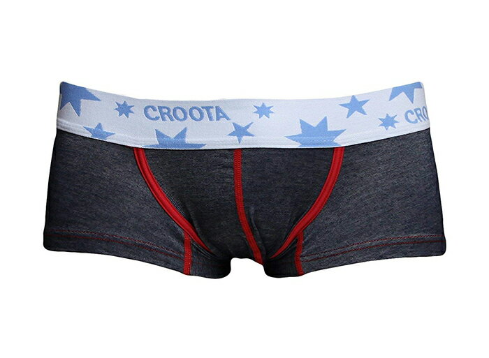CROOTA　デニム調タグレス　ボクサーパンツ　SMLXL