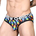 (アンドリュークリスチャン）ANDREW CHRISTIAN Popsicle Pride Brief w/Almost Naked XS,S,M,L,XL /12時まで あす楽対応（土日祝祭日を除く）