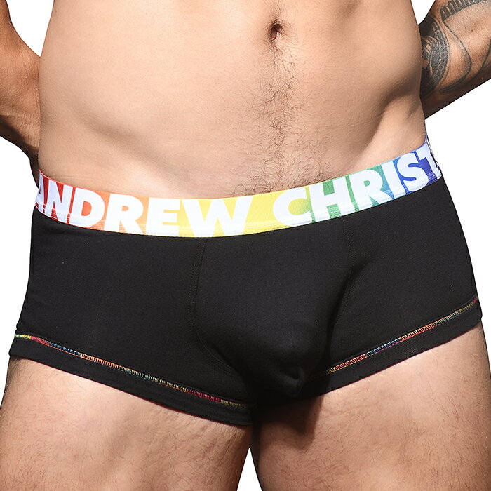 (アンドリュークリスチャン）ANDREW CHRISTIAN Almost Naked Cotton Pride Boxer XS,S,M,L,XL