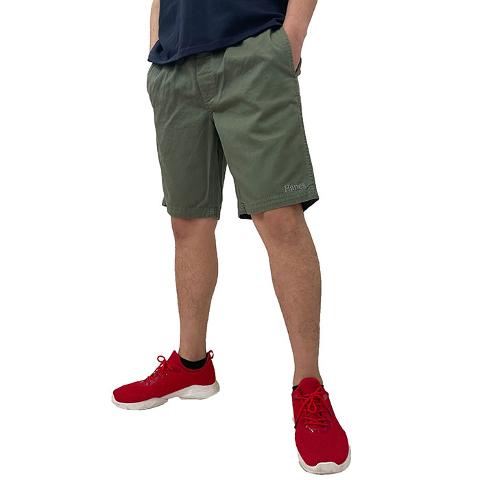 ヘインズ Hanes 送料無料 メンズ 短パン ショートパンツ チノ リラックスショートパンツ 綿100% M,L,LL croota-10006124 CROOTA SHOP HAMAFU INC. サンプル画像2