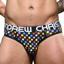 (アンドリュークリスチャン）ANDREW CHRISTIAN Pride Polka Dot Brief w/ Almost Naked XS,S,M,L,XL　/12時まで　あす楽対応（土日祝祭日を除く）