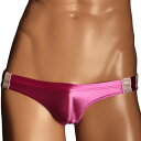 ティーエムコレクション セクシーアンダーウェア 下着 送料無料 日本製 TM ユニセックス 1Way satin low-rise LINE入り ブルマ風 フルバックショーツ Mサイズ