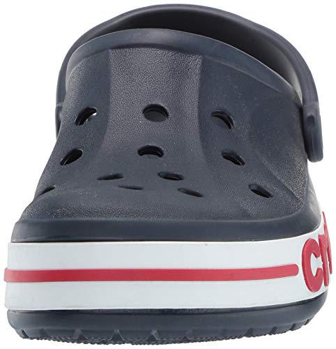 Crocs (クロックス) メンズ レディース バヤバンド クロッグ, ネイビー/ペッパー, 7 Women/5 Men