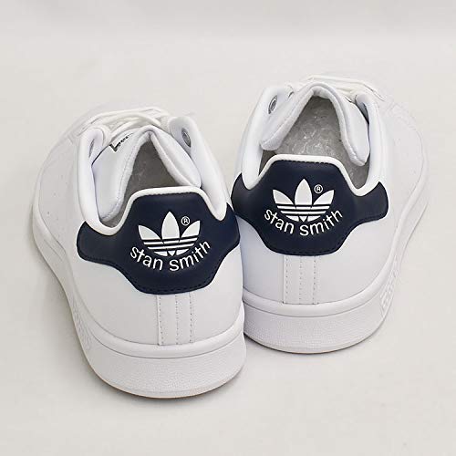 [アディダス] スタンスミス スニーカー STANSMITH レディース メンズ ホワイト/ネイビー 白 FX5501 23.5cm(5H)