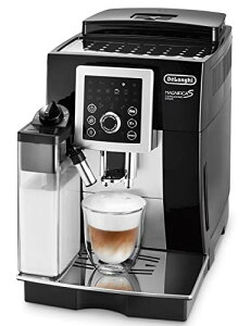 【スタンダードモデル】デロンギ(DeLonghi)コンパクト全自動コーヒーメーカー ブラック マグニフィカ S カプチーノ スマート 自動カフェラテ・カプチーノ機能 ECAM23260SBN