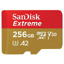 microSDXC 256GB SanDisk サンディスク Extreme UHS-1 U3 V30 4K Ultra HD アプリ最適化 A(2)