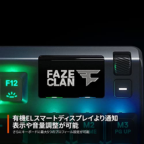 SteelSeries �����ߥ󥰥����ܡ��� �ƥ󥭡��쥹 �ּ� ͭ�� ���ܸ����� ͭ��EL�ǥ����ץ쥤��� Apex 7 TKL Red Sw