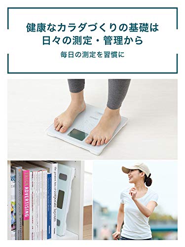 クロスワン 楽天市場店のオムロン 体重・体組成計 カラダスキャン ブルー HBF-214-B｜アングル2