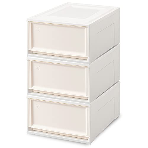 【3個セット】アイリスオーヤマ 収納ケース 引き出し クローゼット 圧倒的高コスパ 幅39×奥行50×高さ23.2cm ウォークインクローゼット