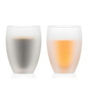 BODUM ボダム PAVINA パヴィーナ ダブルウォール グラス シリコンコーティング 350ml 2個セット 【正規品】 4559-143