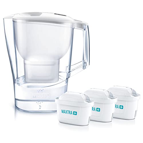 ブリタ 浄水器 ポット アルーナXL ホワイト ろ過水容量1.75L 全容量3.5L マクストラプラスカートリッジ 3個セット 【日本正規品】