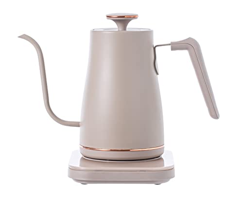 [山善] 電気ケトル 電気ポット 0.8L (消費電力 1200W / 温度調節/保温機能/空焚き防止機能) グレージュ..