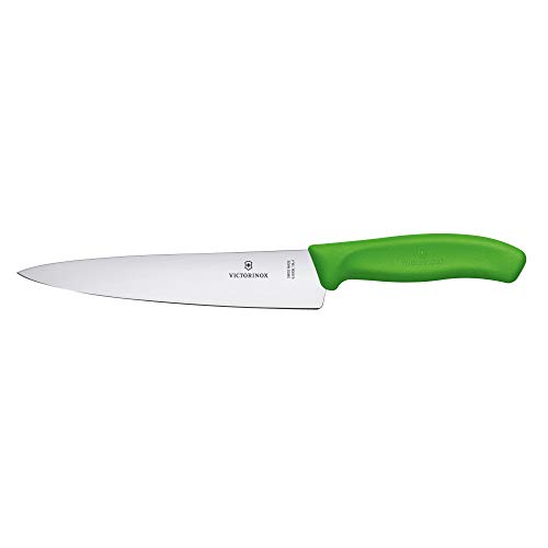 VICTORINOX(ビクトリノックス) シェフナイフ カービングナイフ 19cm グリーン スイスクラシック シェフ..