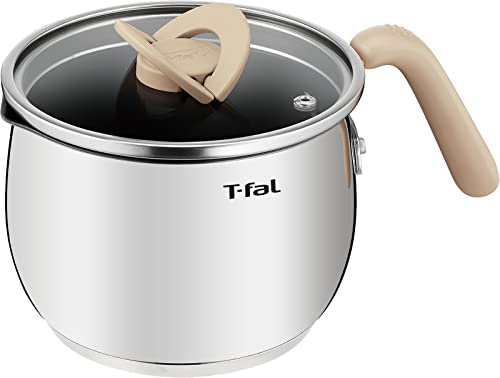 ティファール マルチポット 片手鍋 16cm 2.6L 焼付塗装 IH ガス火対応 「オプティスペースIH ステンレス マルチポット」 こびりつ