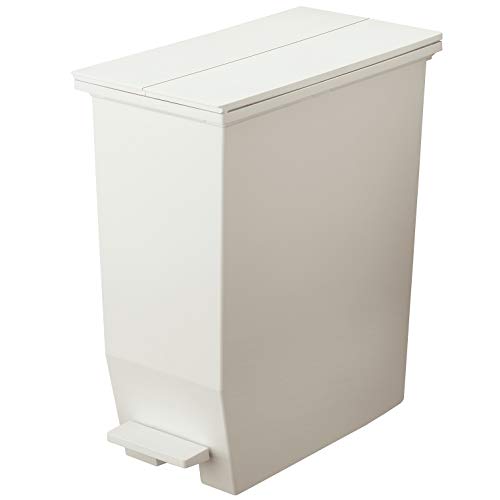 リス ゴミ箱 ペダル式 棚下 両開き ソロウ ペダルオープン ツイン 35L ホワイト 抗菌 防汚 加工 日本製 177449