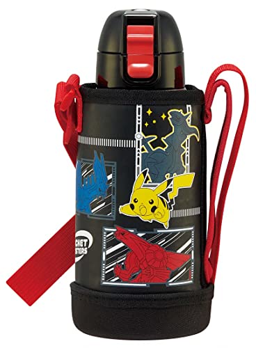 スケーター (skater) 水筒 600ml ステンレス ポケットモンスター 子供用 カバー付き KSTCH6-Aのサムネイル