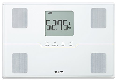 タニタ 体重 体組成計 50g ホワイト B