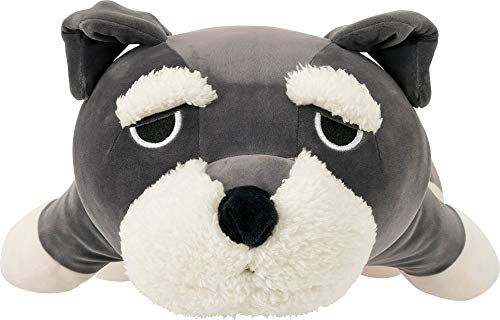 りぶはあと 抱き枕 プレミアムねむねむアニマルズ シュナウザー犬のジョイ Lサイズ(全長約73cm) ふわふわ もちもち ぬいぐるみ だきまくら