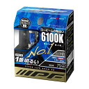 IPF ヘッドライト フォグランプ ハロゲン 車用 H8 6100K 濃蒼白 12V用 2本入 車検対応 ロービームが明るい 新型フィラメントで