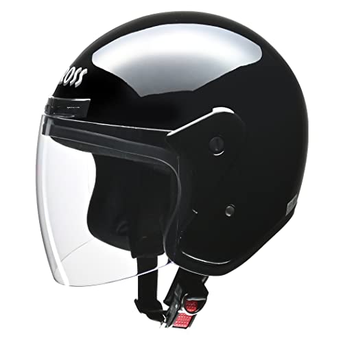 樂天商城 - リード工業(LEAD) バイクヘルメット ジェット CROSS ブラック CR-720 -