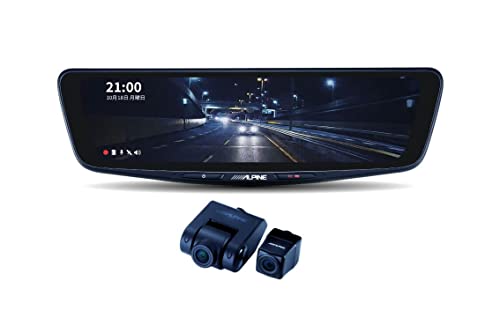 アルパイン(ALPINE) ドライブレコーダー搭載 10インチデジタルミラー(純正ミラー交換タイプ/車外リアカメラ) DVR-DM1000A-O