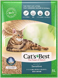 Cat's Best キャッツベスト センシティブ 5L × 8袋 猫砂 5L×8袋 (ケース販売)