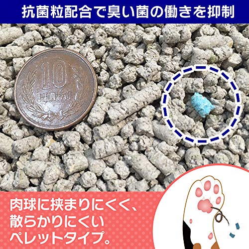 クロスワン 楽天市場店のアイリスオーヤマ お茶の猫砂 7L×5袋 (まとめ買い)｜アングル3