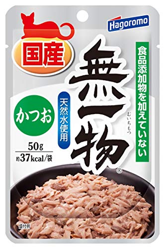 by Amazon はごろも 無一物 水煮 パウチ かつお【国産】50g × 30個 - キャットフード ウェット ケース販売